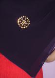 Purple Square Dupatta Shawl Stole for Ladies #4807